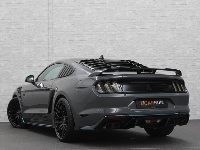 Ford MUSTANG V8 Shelby GT 500 Replica | 450pk | Brembo | EU Auto | ACC | Stoelventilatie | Ex BPM | Prijs incl. Bpm 53850,= | 10-traps Automaat | RVS Sportuitlaat | Fighter Jet Grey |