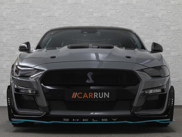 Ford MUSTANG V8 Shelby GT 500 Replica | 450pk | Brembo | EU Auto | ACC | Stoelventilatie | Ex BPM | Prijs incl. Bpm 53850,= | 10-traps Automaat | RVS Sportuitlaat | Fighter Jet Grey |