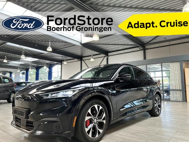 Ford MUSTANG Mach-E Extended RWD 98 kWh Premium | Adapt. Cruise | Rondomzicht camera | SOH 95,3% | Stoel, Stuur & Voorruitverwarming | El. verst. stoel + geh. | 19"