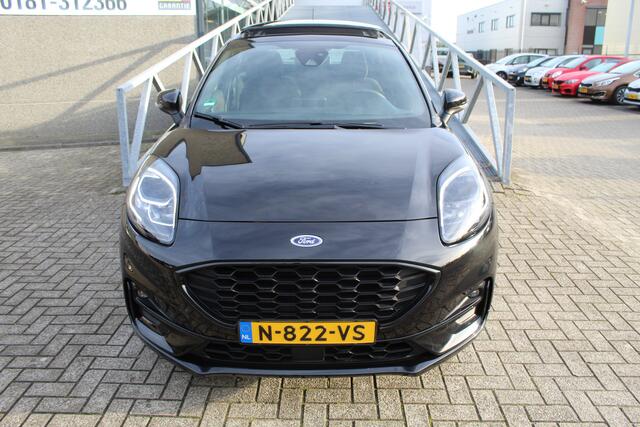 Ford PUMA 1.0 EcoBoost Hybrid ST-Line Panoramadak/Automaat/Virtual cockpit/App-connect/Navigatie/Lane assist/Cruise control/LED/Parkeersensoren achter/Trekhaak