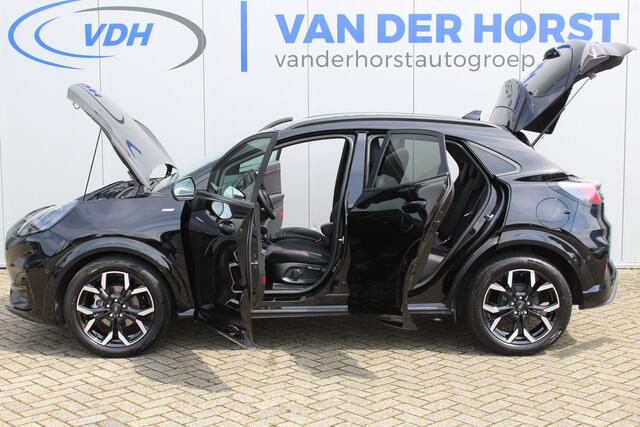 Ford PUMA 1.0-125 pk EcoBoost Mild Hybrid ST-Line X AUTOMAAT ! Gun uzelf het plezier en comfort van een automaat ! Cruise Control, Climate Control, Achteruitrijcamera, Parkeersensoren v+a, metallic lak, LM wielen, Navigatie, Telefoonvoorb., etc.