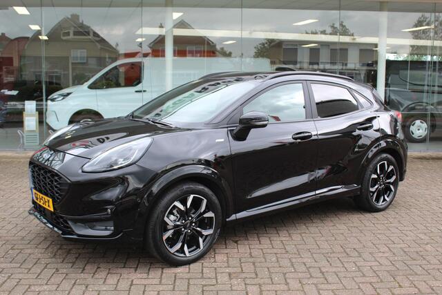 Ford PUMA 1.0-125 pk EcoBoost Mild Hybrid ST-Line X AUTOMAAT ! Gun uzelf het plezier en comfort van een automaat ! Cruise Control, Climate Control, Achteruitrijcamera, Parkeersensoren v+a, metallic lak, LM wielen, Navigatie, Telefoonvoorb., etc.