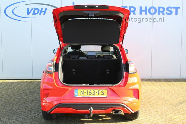 Ford PUMA 1.0-125pk EcoBoost Mild-Hybrid ST-Line. Slechts 17.500km ! Volautm. airco, navigatie, telefoonvoorb., digitaal dashboard, cruise control, LM wielen, parkeersensoren, stoel-, stuur- en voorraamverwarming, trekhaak etc.