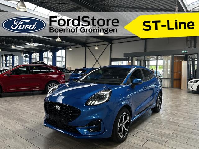 Ford PUMA EcoBoost 125P pk Hybrid ST-Line | Camera | El. a. klep | LED | 17" | Navi | Clima | Cruise | Draadloos Apple Carplay