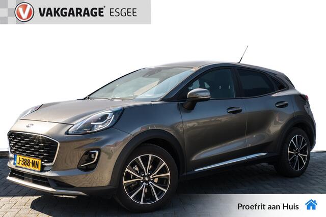 Ford PUMA 1.0 125PK EcoBoost Hybrid Titanium X RIJKLAAR INCL GARANTIE | Vooruit/stoel/stuur Verwarming I Wireless Charging | Clima | Navigatie | Trekhaak |