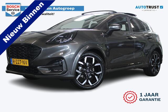 Ford PUMA 1.0 EcoBoost Hybrid ST-Line X | Incl. 12 maanden garantie | Afneembare trekhaak | Schuif/kantel dak | Adaptive cruise control | Climate control | Stoel/stuur verwarming | Parkeercamera | Apple carplay/Android auto | B&O audio |