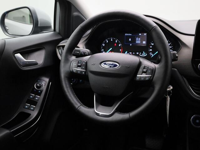 Ford PUMA Titanium X 1.0 125Pk | Navigatie | Apple & Android Carplay | Climate Control | Parkeersensoren Achter | B&O Premium Geluidsysteem | Stoel & Stuur Verwarming | Verwarmbare Voorruit | Privacy Glass | All Seasond Banden |