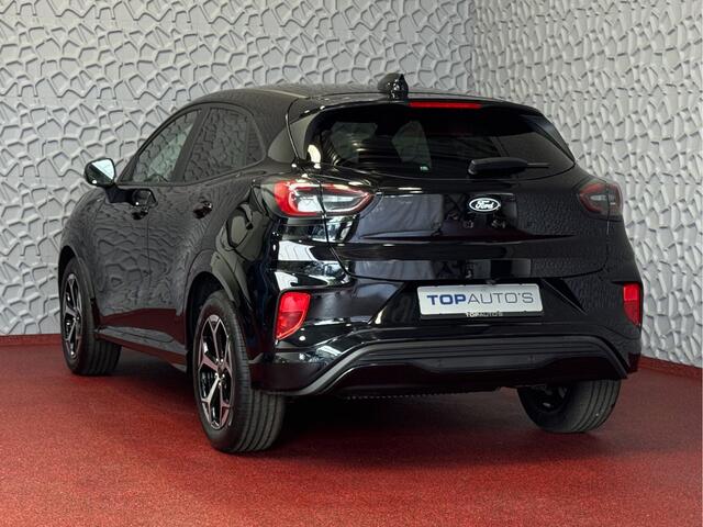 Ford PUMA 1.0 125PK AGATE BLACK HYBRID ST-LINE X ELEK.KLEP NIEUWE AUTO STOEL/STUUR/RUIT VERW. LMV