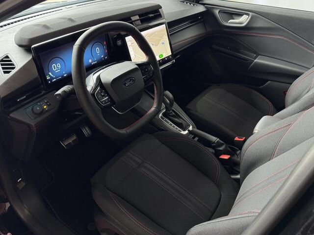 Ford PUMA ST-LINE X ECOBOOST 125PK AGATE ELEK.KLEP NIEUWE AUTO STOEL/STUUR/RUIT VERW. LMV BLACK HYBRID