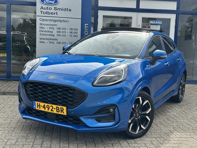 Ford PUMA 125PK EcoBoost Hybrid ST-Line X First Edition | Pano | Dodehoek detector | Keyless | Winterpack | Afn. Trekhaak | Adapt. Cruise | Bomvol !!