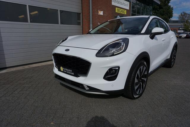 Ford PUMA 1.0 ECOBOOST AUTOMAAT HYBRID TITANIUM OKT 2022 CAMERA NAVI ANDROID-APPLECARPLAY ADAPTIEVE CRUISE CLIMA LED BLUETOOTH PDC V+A 4X PERF ALL SEASON BANDEN ENZ...