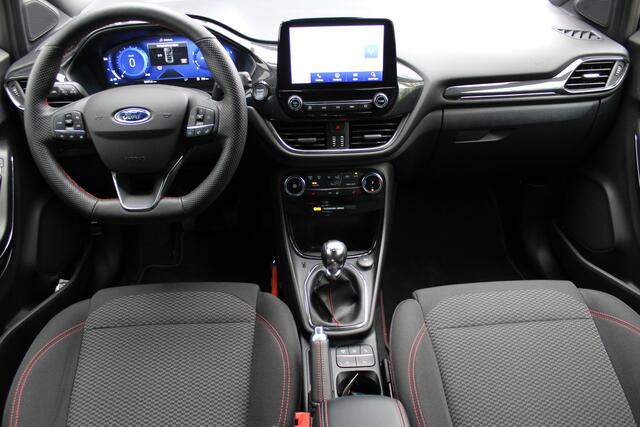 Ford PUMA 1.0 EcoBoost Hybrid ST-Line | Incl. 12 maanden Garantie | Stoel/stuur verwarming | Achteruitrijcamera | Parkeersensoren V+A | Cruise controle | Lane assist | Navigatie | Climate controle | Keyless start | Draadloze telefoonlader | Automatisch inparkeren |