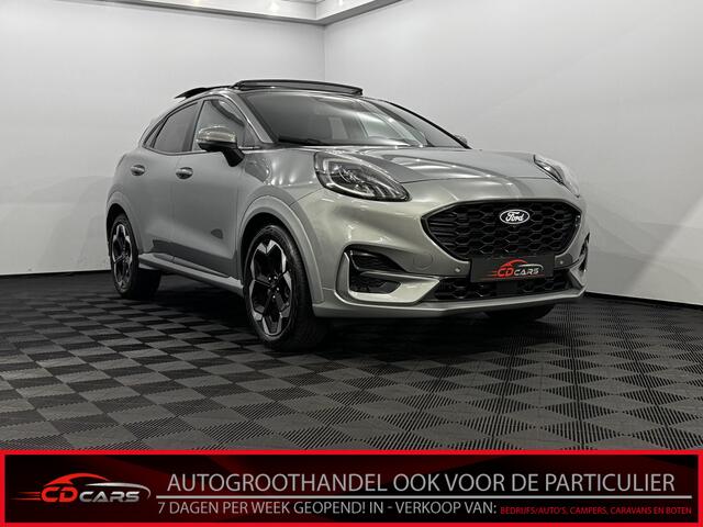 Ford PUMA 1.0 EcoBoost Hybrid ST-Line X 155pk Pano, Half leder, Camera, Winterpakket, Elektrische achterklep, Keyless start, 2 jaar garantie