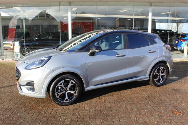 Ford PUMA 1.0 EcoBoost Hybrid ST-Line , 125PK , Hoge Zit Navigatie , Climate control , Adap. Cruise control , 360graden camera Stoel,Stuur en Voorruitverwarming , Blind Spot