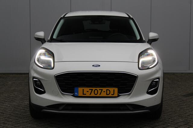 Ford PUMA 1.0-125pk EcoBoost Mild-Hybrid Titanium X. Prachtige erg goed onderhouden Ford Puma, slechts 50.000km ! Autm. airco, camera, navigatie, telefoonvoorb., trekhaak, LED verl., massage stoelen etc.