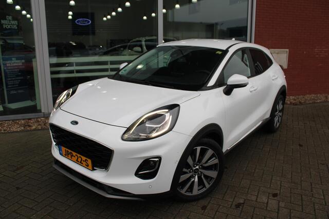 Ford PUMA 1.0 EcoBoost 125 PK Hybrid Titanium X | Winterpack | Adaptieve Cruise Control | Massagestoelen | Electrische Achterklep | Camera | Climate Control | Navigatie | PDC V+A | BLIS