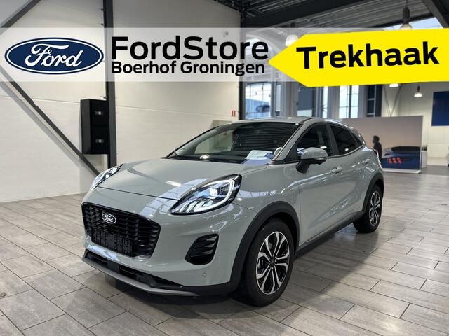 Ford PUMA EcoBoost Hybrid 155pk Titanium | Afn.Trekhaak | Winterpack | Matrix Led | Elek. A.klep | 360° Camera | Adapt. cruise | Garantie tm 2028