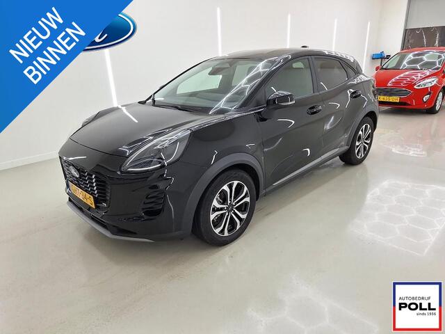 Ford PUMA 125pk Eco Hybrid Titanium Navi Camera Climat Cruise Parkeersensoren Fabrieksgarantie 19-8-2026