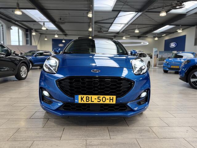 Ford PUMA EcoBoost Hybrid 155 pk ST-Line | Pano | Winter Pack | Camera | LED | 19" | Adapt. cruise | 100% dealer onderh.