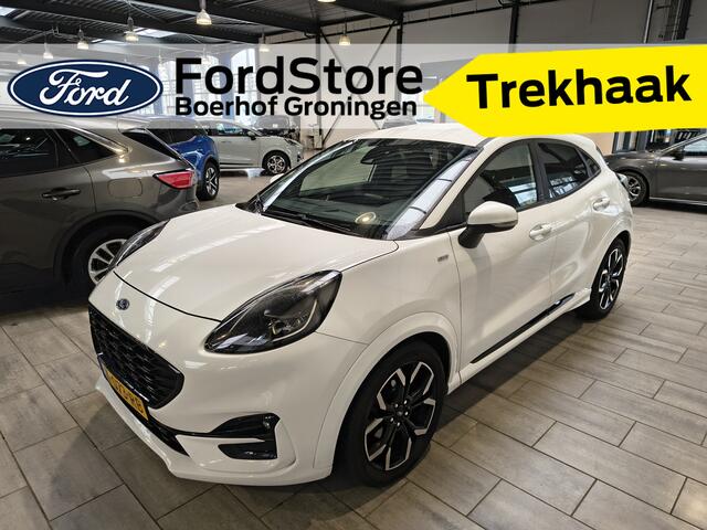Ford PUMA EcoBoost Hybrid 155 pk ST-Line X | Trekhaak | LED | Navi | B&O | Half leer | Clima | Cruise | 18" |