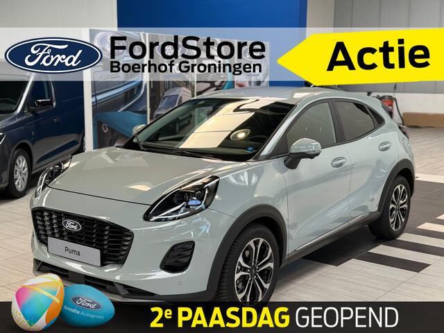 Ford PUMA EcoBoost Hybrid 155pk Titanium | Winterpack | Adapt. Cruise | Dodehoek detectie | 360 Camera | All-season banden | Fabr. Gar. t/m 05-2029 |