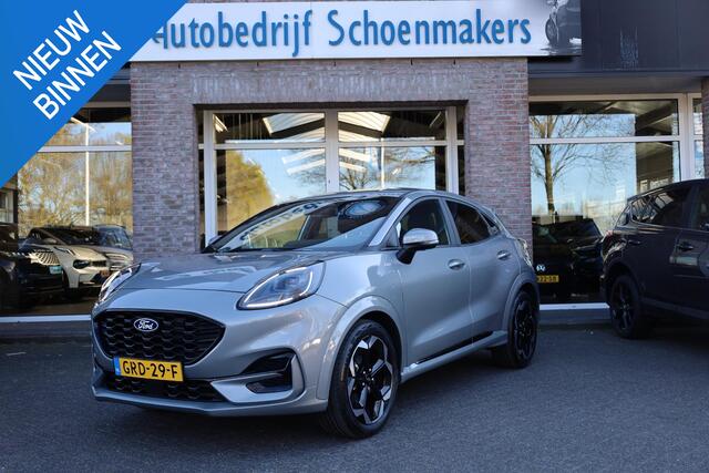 Ford PUMA 1.0 EcoBoost Hybrid ST-Line X FACELIFT!! CAMERA STUUR/STOEL/RUITVERWARMING 1e-EIGENAAR DEALER-OND TREKHAAK-AFN CARPLAY DAB B&O ZWARTE-HEMEL ENZ.