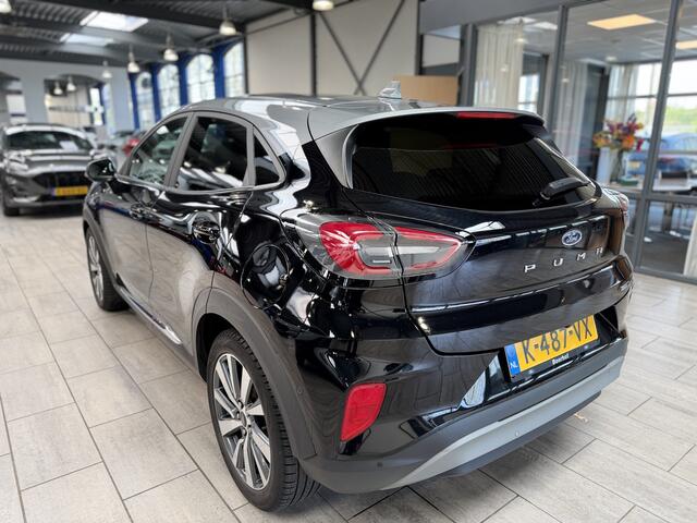 Ford PUMA EcoBoost Hybrid 125pk Titanium X | Dealer onderhouden | Winterpack | Adapt Cruise | Dodehoek detectie | Elek. achterklep | B&O | All-Seasons |