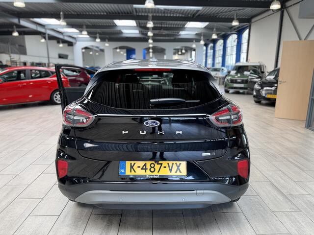 Ford PUMA EcoBoost Hybrid 125pk Titanium X | Dealer onderhouden | Winterpack | Adapt Cruise | Dodehoek detectie | Elek. achterklep | B&O | All-Seasons |