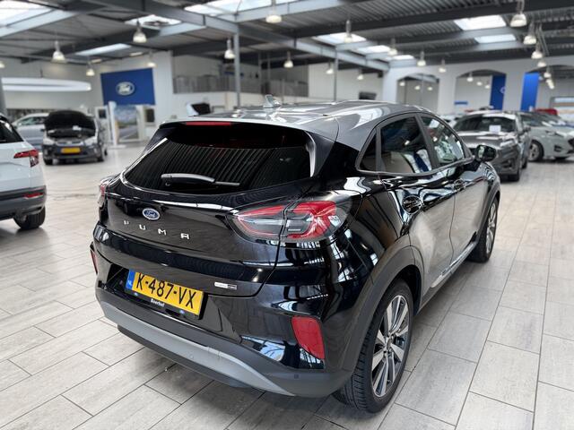 Ford PUMA EcoBoost Hybrid 125pk Titanium X | Dealer onderhouden | Winterpack | Adapt Cruise | Dodehoek detectie | Elek. achterklep | B&O | All-Seasons |