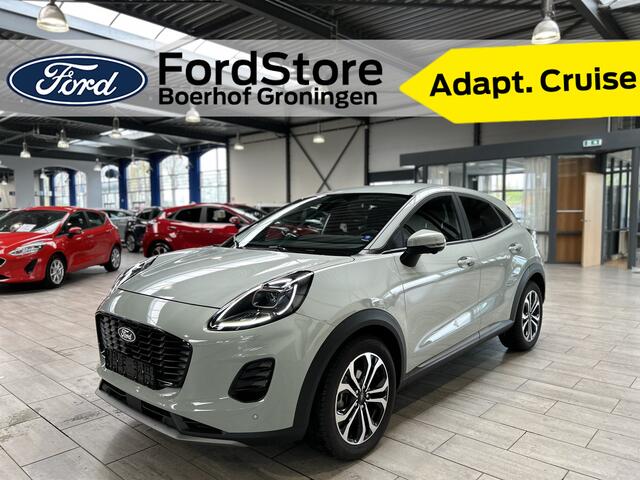 Ford PUMA EcoBoost Hybrid 125pk Titanium | Winterpack | Adapt. Cruise | Dodehoek detectie | 360 Camera | All-season banden | Fabr. Gar. t/m 04-2029 |