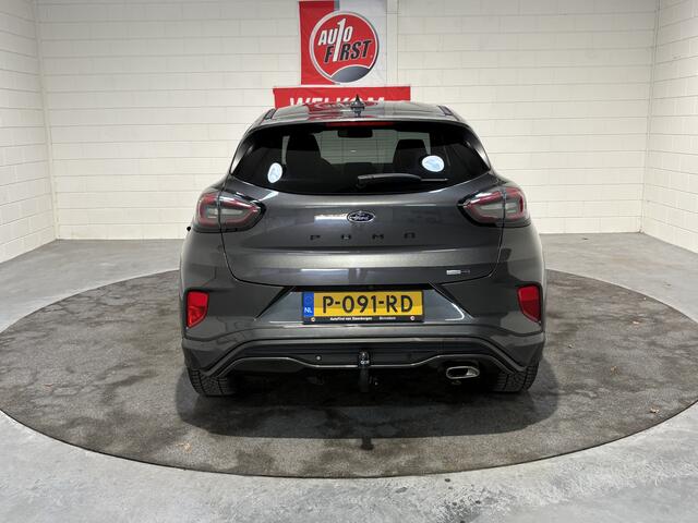 Ford PUMA 1.0 EcoBoost Hybrid ST-Line X, NL auto, Clima, Cruise, Camera, Navi, Hoge instap, Half leder, Trekhaak, Parkeersensoren v en a, 17 inch, Led lampen