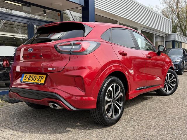 Ford PUMA 1.0 EcoBoost Hybrid ST-Line / 125 Pk / Automaat / Dealer-Onderhouden / Digitaal Dashboard / LED / DAB / Navi / Apple-Carplay&Android-Auto / Stoel+Stuurverwarming / Draadloze telefoonlader / Airco / Cruise-Control / Lane-Assist / ELKTR-Pakket / PDC Achter 