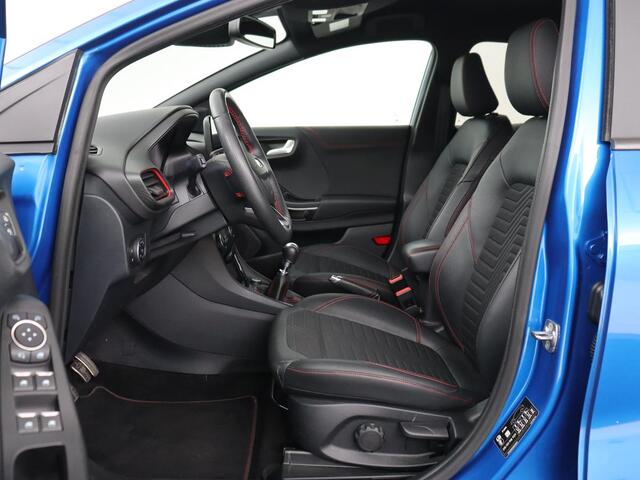 Ford PUMA 1.0 EcoBoost Hybrid ST-Line X | Carplay | B&O Sound | Navigatie | Half leder | Climate control | Full LED | Digital Cockpit | Cruise control | Parkeerhulp | Bluetooth | Getint glas