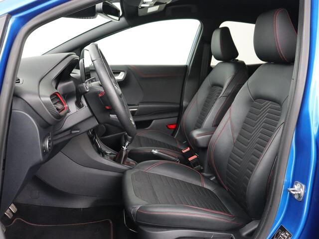 Ford PUMA 1.0 EcoBoost Hybrid ST-Line X | Carplay | B&O Sound | Navigatie | Half leder | Climate control | Full LED | Digital Cockpit | Cruise control | Parkeerhulp | Bluetooth | Getint glas