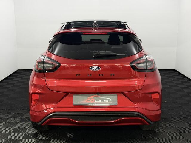 Ford PUMA 1.0 EcoBoost Hybrid ST-Line X 155PK Panoramadak, Camera, Navi, Half leder, Winterpakket, Elektrische achterklep, Cruise control, Keyless start