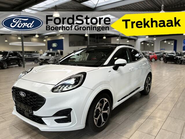 Ford PUMA EcoBoost 125 pk Hybrid ST-Line | Trekhaak | Winter Pack | Adapt. Cruise | Pano | Full LED | Elektr. achterklep |