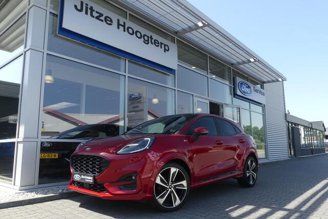 Ford PUMA 1.0 EcoBoost Hybrid ST-Line X PANO, WINTER PACK, ADAPT. CRUISE, CLIMA, NAVI, CAMERA, PDC V&A, APPLE CARPLAY/ANDROID AUTO, BLIS, KEYLESS, B&O, ELEKT. ACHTERKLEP, 33.059KM