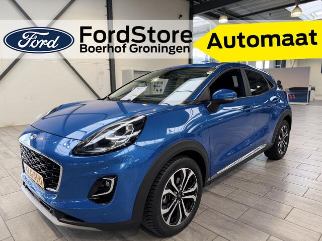 Ford PUMA Hybrid Titanium Automaat | Adap. Cruise | All season | Winterpack | Dodehoek detectie | Camera | 100% dealer onderhouden |