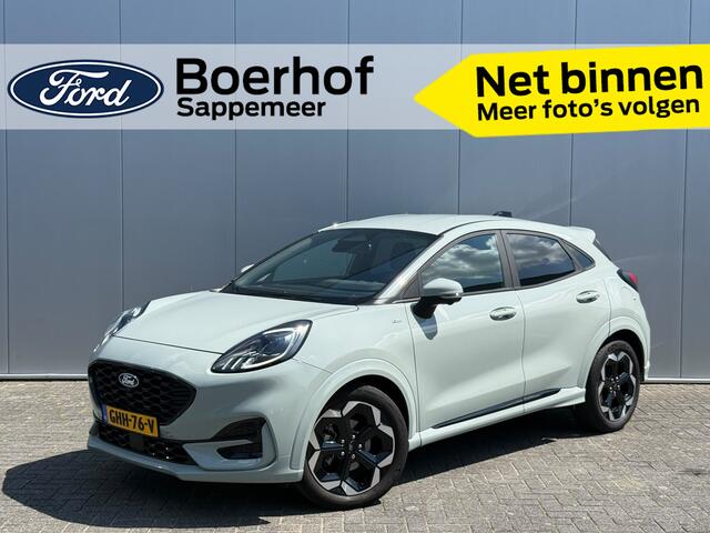 Ford PUMA EcoBoost Hybrid ST-Line X 125pk | Winter Pack | Matrix LED | Nw. model | Orig. NL | 360° Camera | 18" | El. a. klep