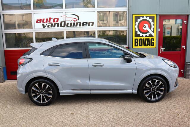 Ford PUMA 1.0 EcoBoost Hybrid ST-Line Vignale O.a: Afn. trekhaak, Vol leder, Stoel-/stuur verw., Camera, Key-Less, Elktr. achterklep, Etc... Rijklaar! All-in prijs!
