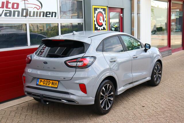 Ford PUMA 1.0 EcoBoost Hybrid ST-Line Vignale O.a: Afn. trekhaak, Vol leder, Stoel-/stuur verw., Camera, Key-Less, Elktr. achterklep, Etc... Rijklaar! All-in prijs!
