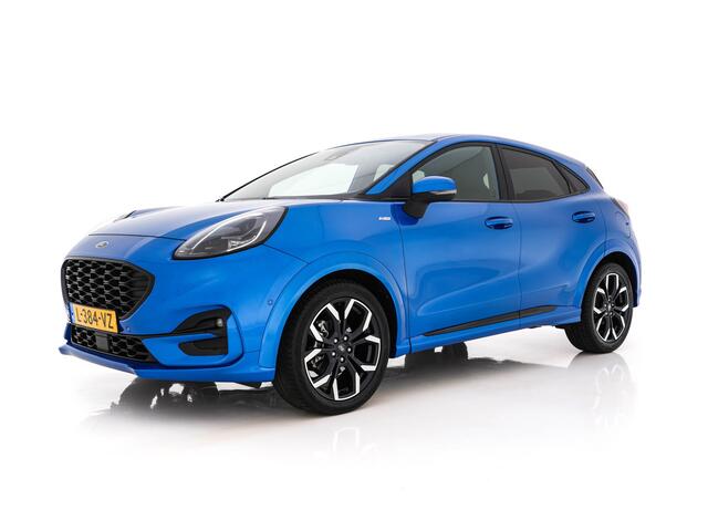 Ford PUMA 1.0 EcoBoost Hybrid ST-Line X Aut. *LEATHER-FABRIC | ADAPTIVE-CRUISE | FULL-LED | BANG&OLUFSEN | BLIND-SPOT | CAMERA | HEATED-SPORTSEATS | DIGI-COCKPIT | NAVI-FULLMAP | PRIVACY-GLASS | KEYLESS | ECC | PDC | TOWBAR | 18''A
