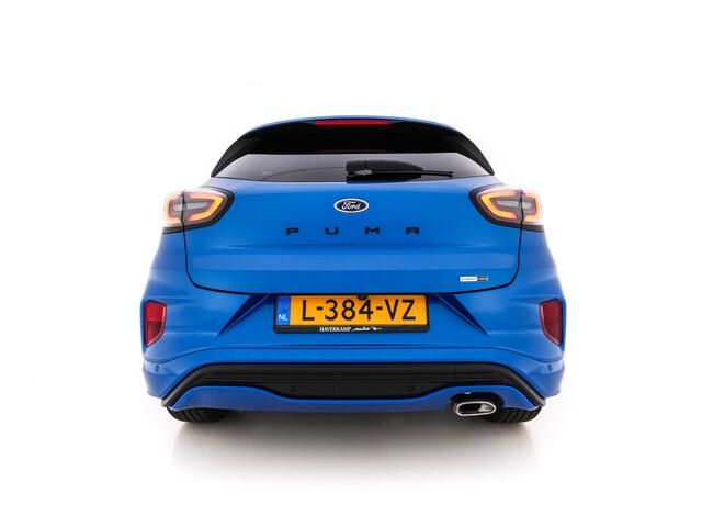 Ford PUMA 1.0 EcoBoost Hybrid ST-Line X Aut. *LEATHER-FABRIC | ADAPTIVE-CRUISE | FULL-LED | BANG&OLUFSEN | BLIND-SPOT | CAMERA | HEATED-SPORTSEATS | DIGI-COCKPIT | NAVI-FULLMAP | PRIVACY-GLASS | KEYLESS | ECC | PDC | TOWBAR | 18''A
