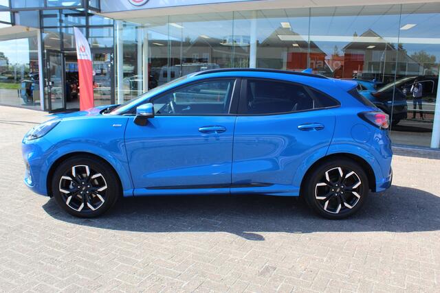 Ford PUMA 1.0 EcoBoost Hybrid ST-Line X , 125pk Navigatie , Climate control , Cruise control , Bluetooth Stuur , Stoel en Voorruitverwarming , Parkeersensoren achter