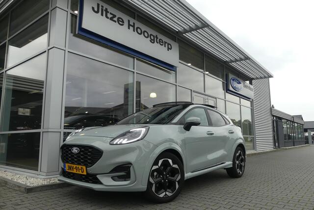 Ford PUMA 1.0 EcoBoost Hybrid ST-Line X AFN. TREKHAAK, PANO, 360° CAMERA, WINTER PACK, ADAPT. CRUISE, CLIMA, NAVI, PDC V&A, APPLE CARPLAY/ANDROID AUTO, BLIS, KEYLESS, B&O, ELEKT. ACHTERKLEP, 22.897KM