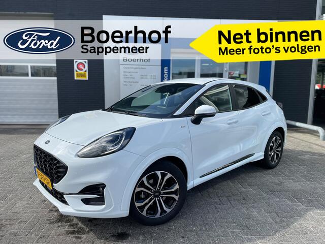 Ford PUMA EcoBoost Hybrid ST-Line 125PK | Nw geleverd 1e Eig. | Winterpack | Clima | Cruise | Privacy glass | Carplay | Draadloos laden telefoon |