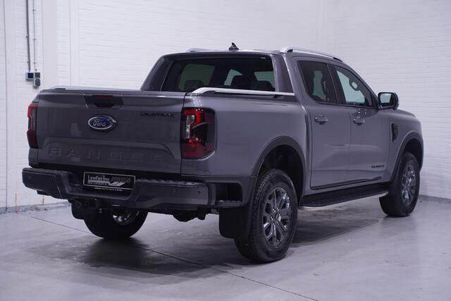 Ford RANGER 3.0 TDCi 240 pk V6 Wildtrack 2-Zits Navi, LED, Elek. Rollcover Laadruimte, 360 Camera, Leder Zwart, Trekhaak 3.500 kg, Nieuw