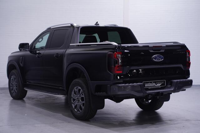 Ford RANGER 2.0 TDCi 205 pk Wildtrack Aut. 2-Zits Navi, LED Leder Zwart, 360 Camera, Adapt. Cruise, 18" LMV, Trekhaak 3.500 kg, Nieuw