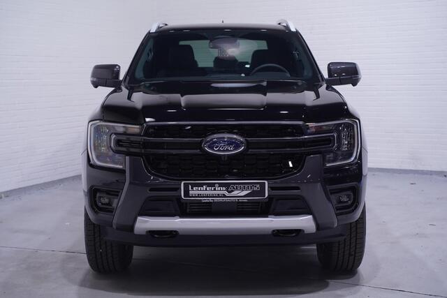 Ford RANGER 2.0 TDCi 205 pk Wildtrack Aut. 2-Zits Navi, LED Leder Zwart, 360 Camera, Adapt. Cruise, 18" LMV, Trekhaak 3.500 kg, Nieuw