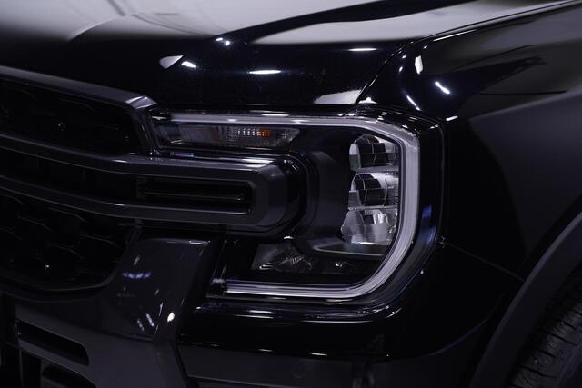 Ford RANGER 2.0 TDCi 205 pk Wildtrack Aut. 2-Zits Navi, LED Leder Zwart, 360 Camera, Adapt. Cruise, 18" LMV, Trekhaak 3.500 kg, Nieuw